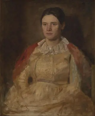 Agnete Skovgaard, f. Lange, kunstnerens hustru