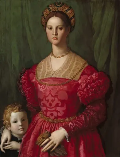 A Young Woman and Her Little Boy, by Agnolo Bronzino
