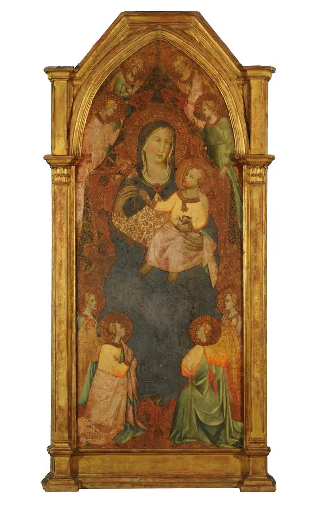 Virgin with child, by Agnolo Gaddi