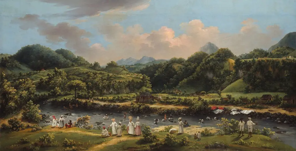 View on the River Roseau, Dominica, by Agostino Brunias