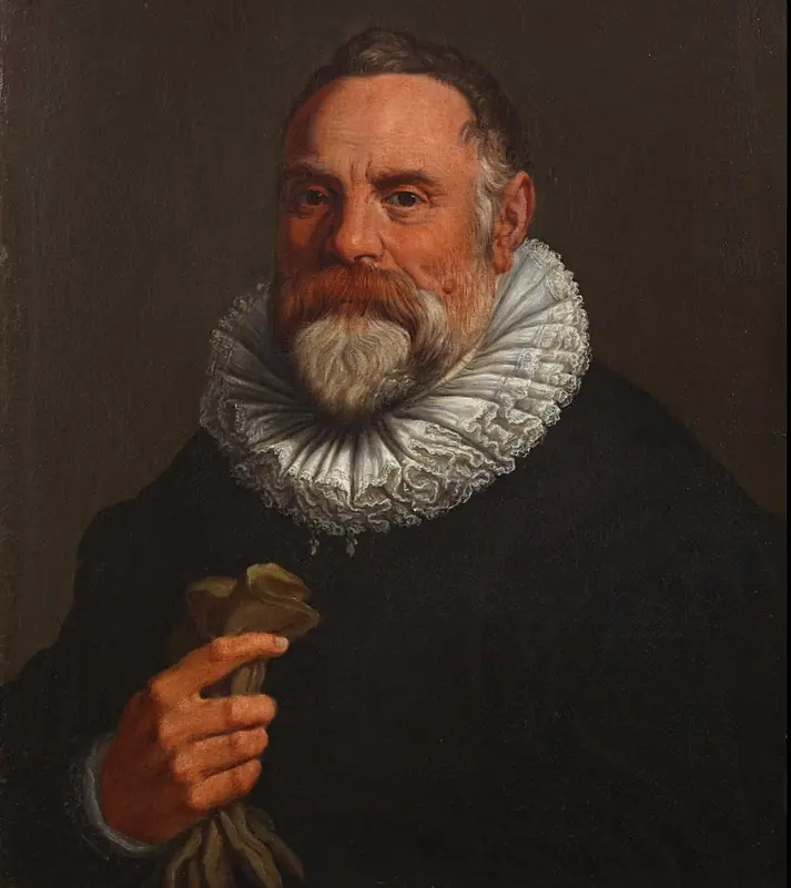 Portrait of Ulisse Aldrovandi, by Agostino Carracci