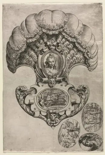The Fan (L'Eventail), by Agostino Carracci