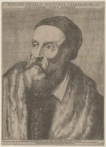 Titian, by Agostino Carracci