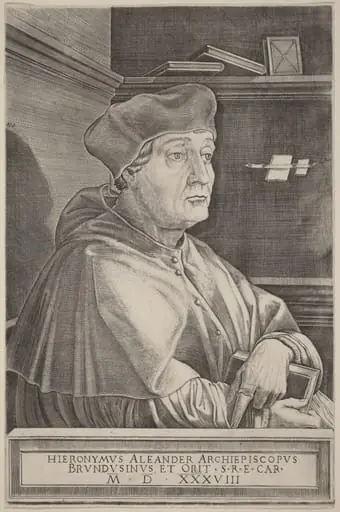 Hieronymus Alexander, Archbishop of Brindisi, by Agostino dei Musi