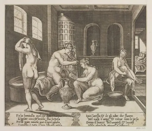 History of Cupid and Psyche, by Agostino dei Musi