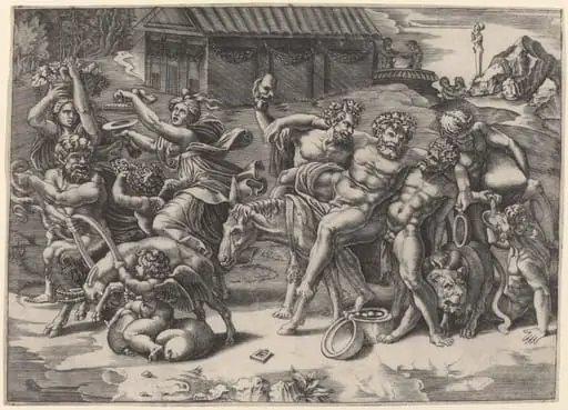 The March of Silenus, by Agostino dei Musi