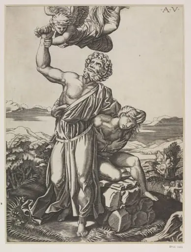 The Sacrifice of Abraham, by Agostino dei Musi