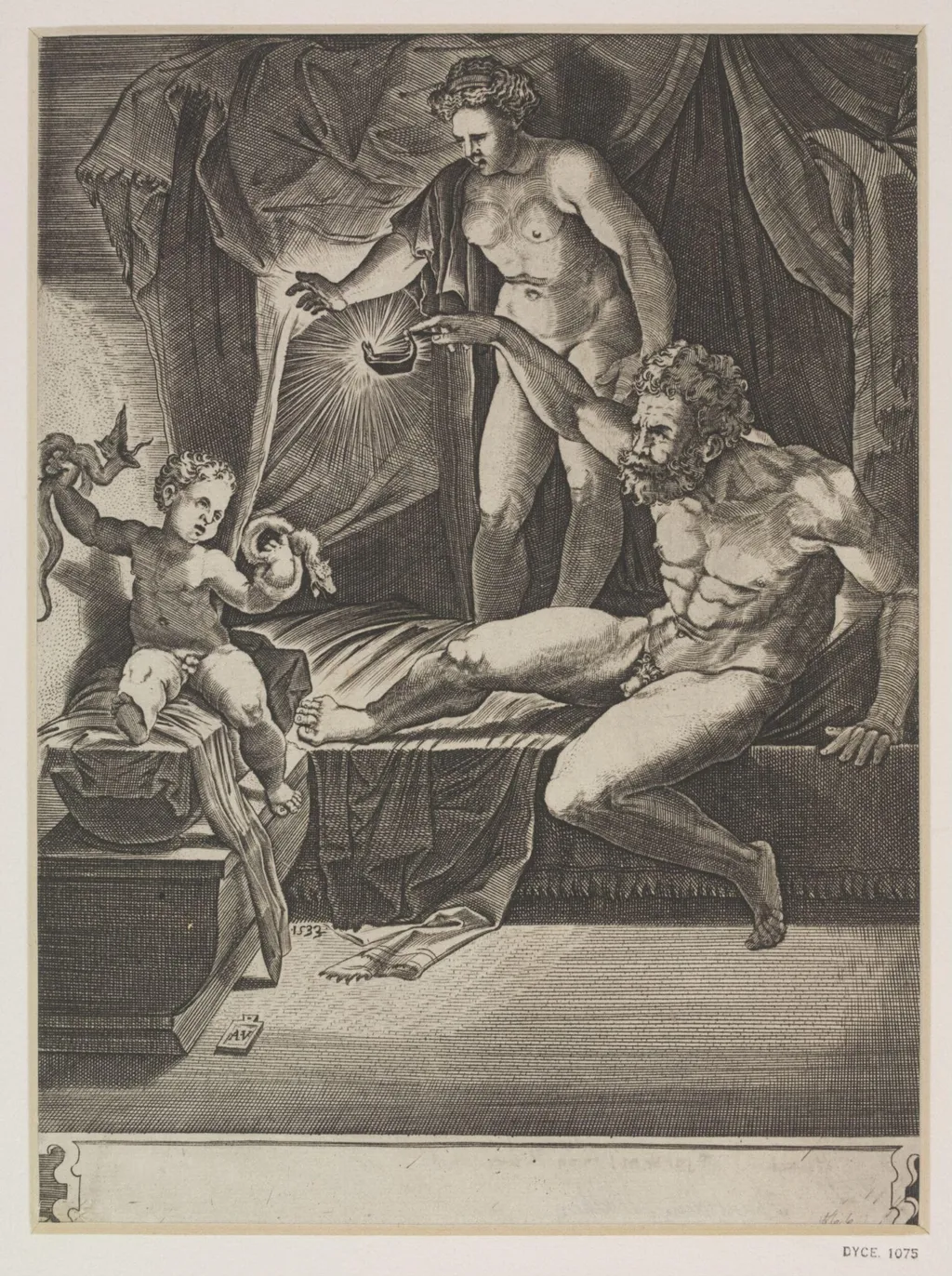 Untitled, by Agostino dei Musi, 1533