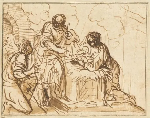 The Adoration of the Shepherds, by Agostino Masucci