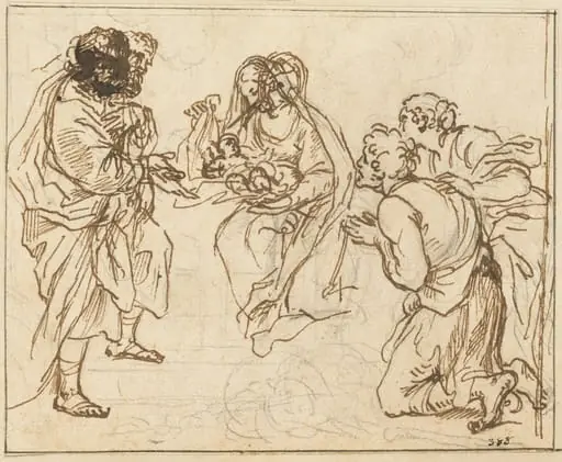 The Adoration of the Shepherds, by Agostino Masucci