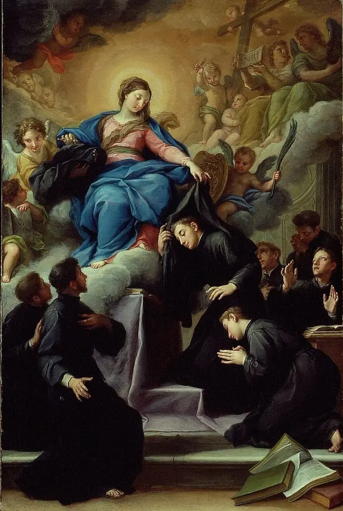 The Madonna with the Seven Founders of the Servite Order, by Agostino Masucci
