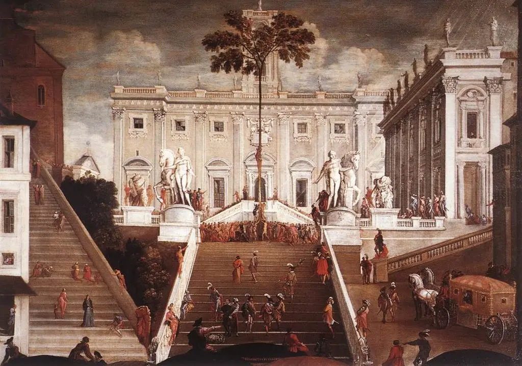 Competition on the Capitoline Hill, by Agostino Tassi