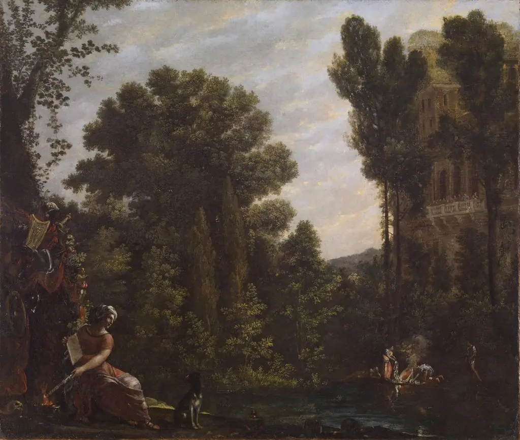 Landscape with a Scene of Witchcraft, by Agostino Tassi