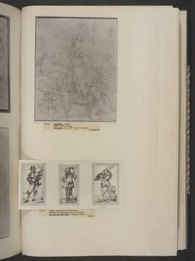 Studies of musicians, by Agostino Tassi