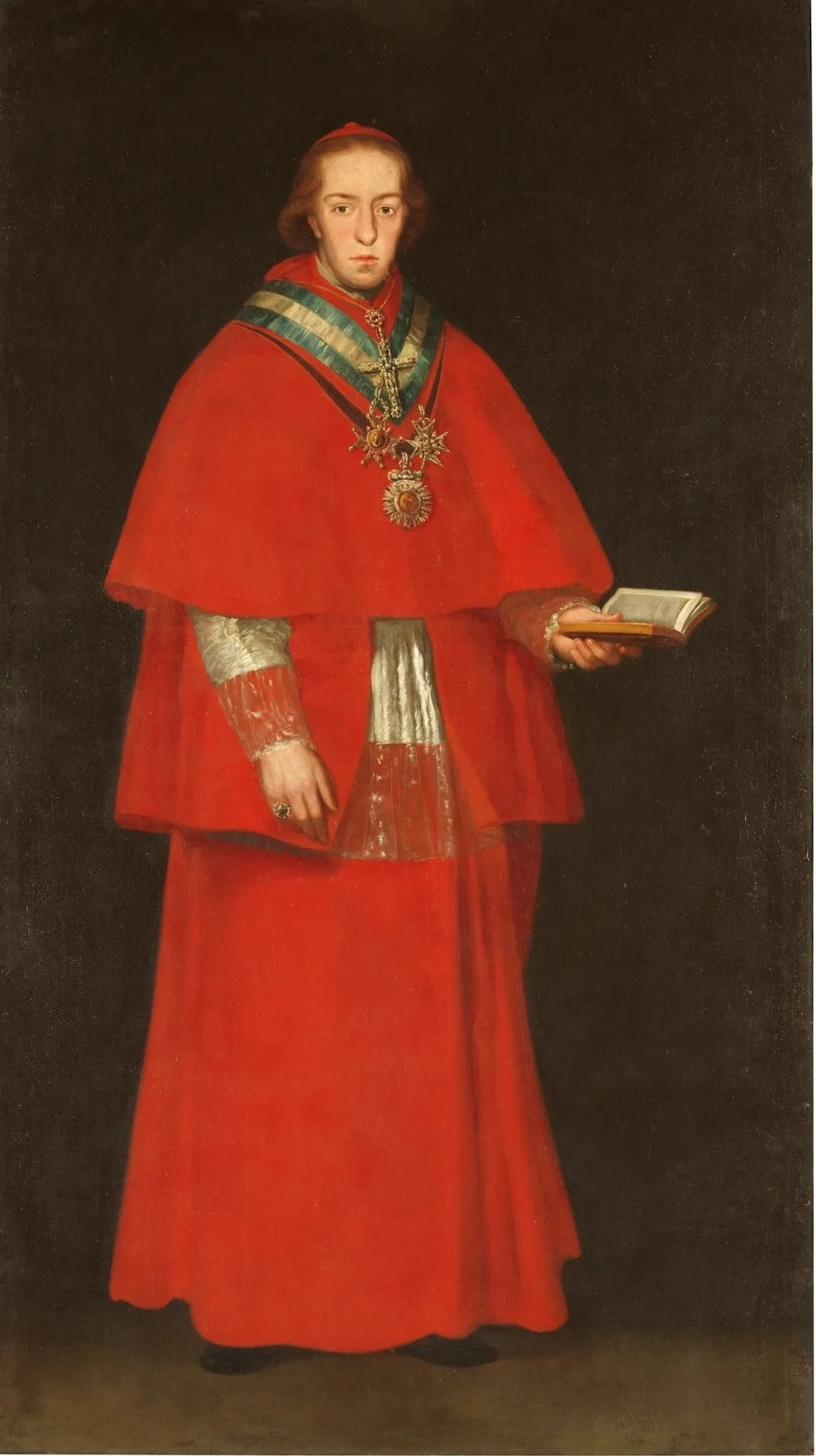 El cardenal don Luis María de Borbón y Vallabriga, by Agustín Esteve, oil, 1801