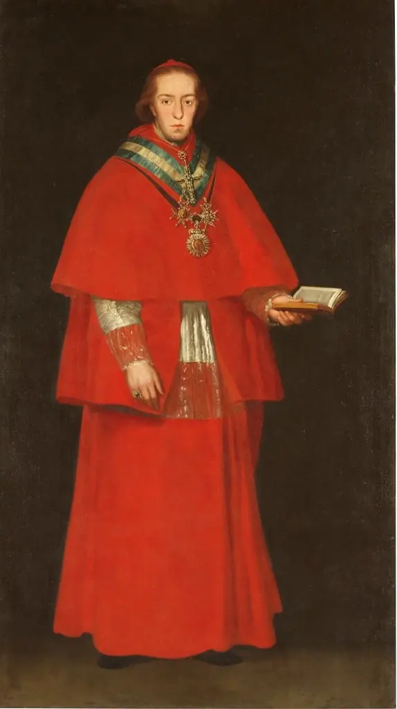 El cardenal don Luis María de Borbón y Vallabriga, by Agustín Esteve