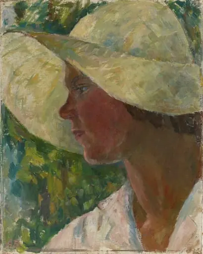 Kesähattu (Omakuva), by Aino von Boehm