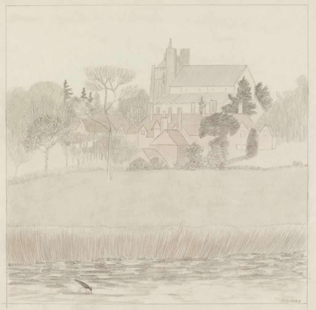 View of Orford, by Airy, watercolor, 1940