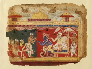 Akrura and Krishna