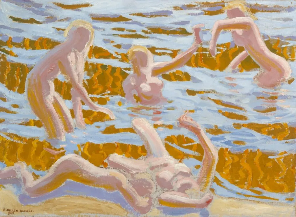 Aallottaria, by Akseli Gallen-Kallela, unspecified