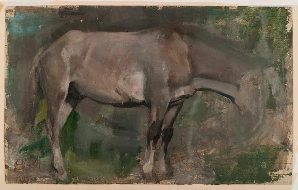 Hevostutkielma, by Akseli Gallen-Kallela, unspecified