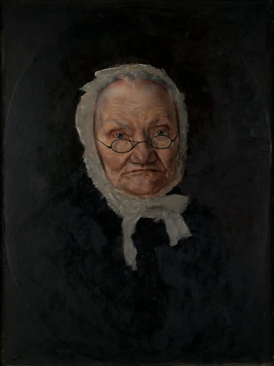 Isoäidin muotokuva, by Akseli Gallen-Kallela, unspecified