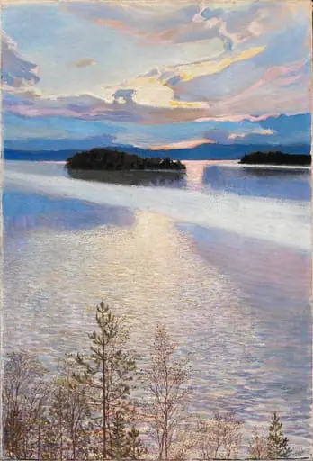 Järvimaisema, by Akseli Gallen-Kallela