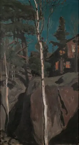 Kalelan kalliot kuutamossa