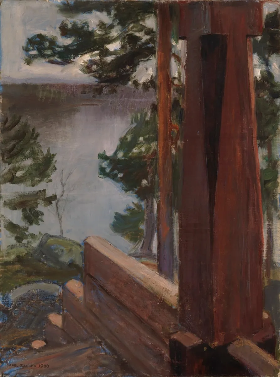 Kalelan kuisti, by Akseli Gallen-Kallela, unspecified