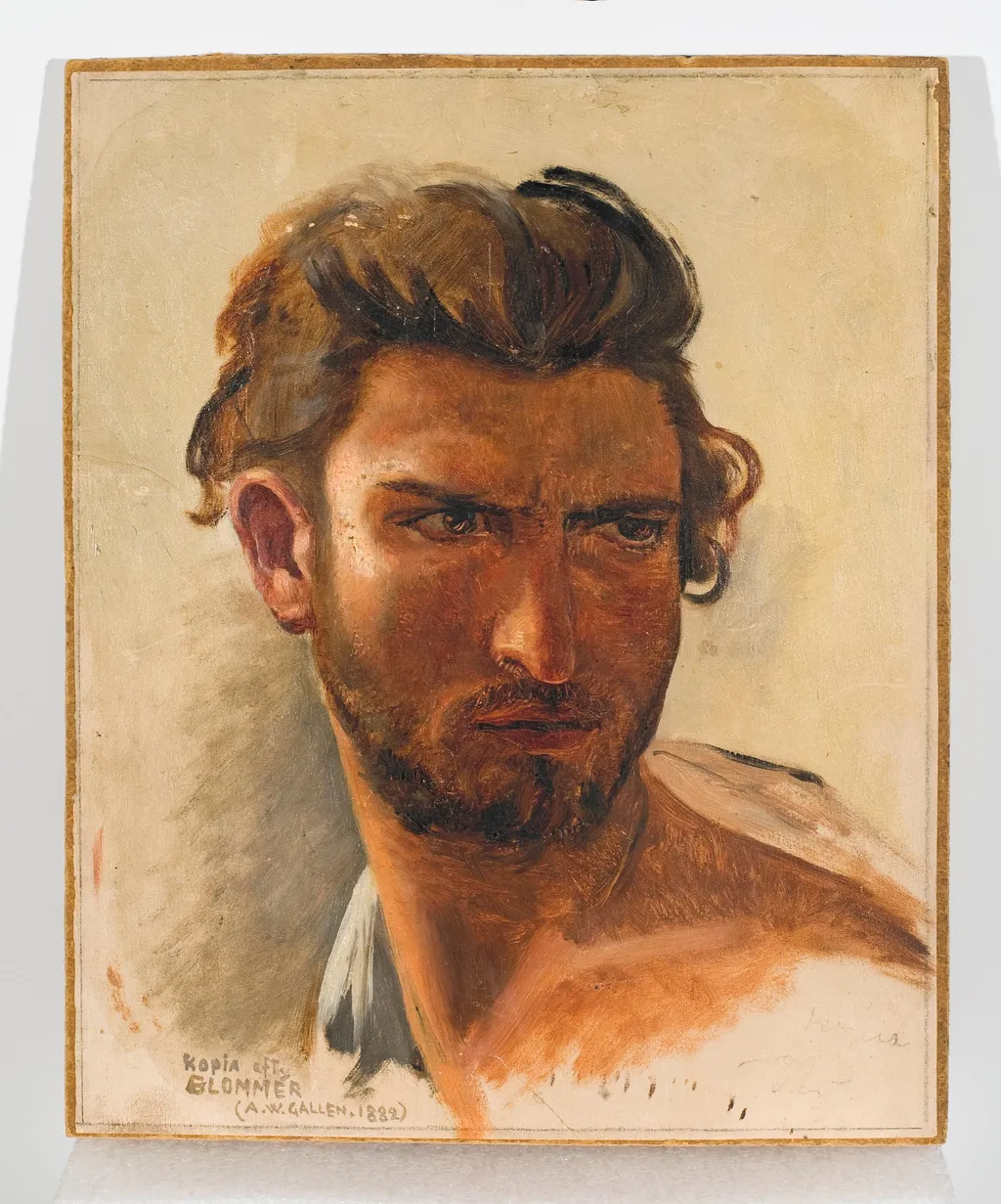 Kopio Blommerin mieskuvasta., by Akseli Gallen-Kallela, unspecified