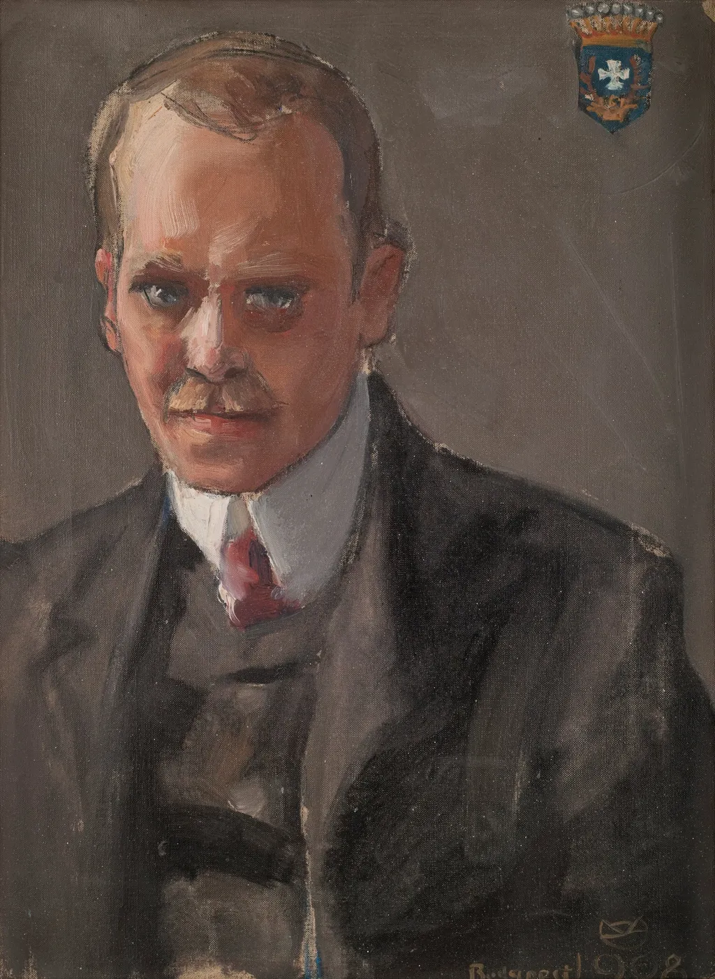 Kreivi Zichyn muotokuva, by Akseli Gallen-Kallela, unspecified
