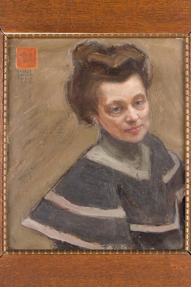 Mary Gallen-Kallelan muotokuva, by Akseli Gallen-Kallela, unspecified