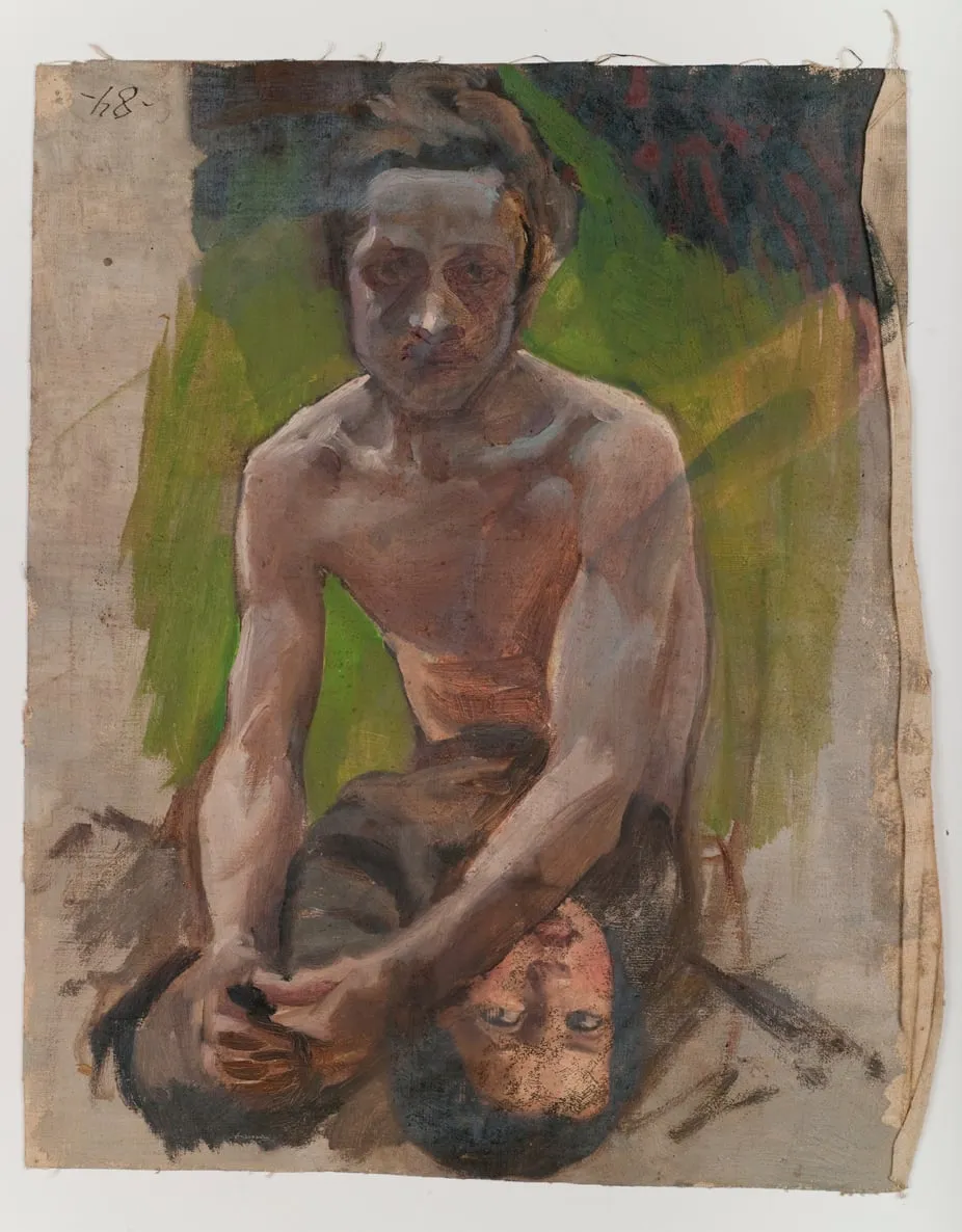 Öljymaalausluonnoksia, by Akseli Gallen-Kallela, unspecified