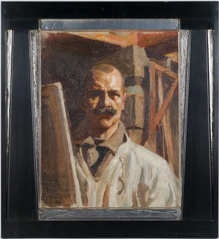 Omakuva Firenzen Uffizi-galleriaa varten, by Akseli Gallen-Kallela, unspecified