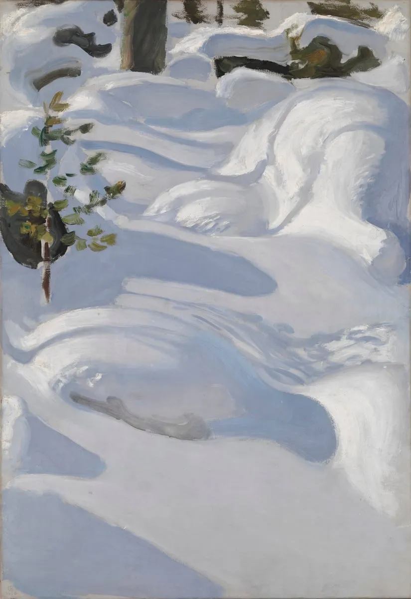 Päivänpaisteisia hankia, by Akseli Gallen-Kallela, unspecified