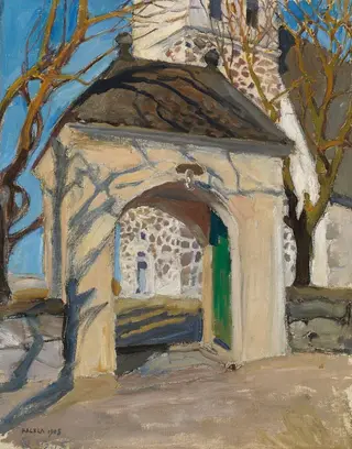 Rauman kirkko, by Akseli Gallen-Kallela