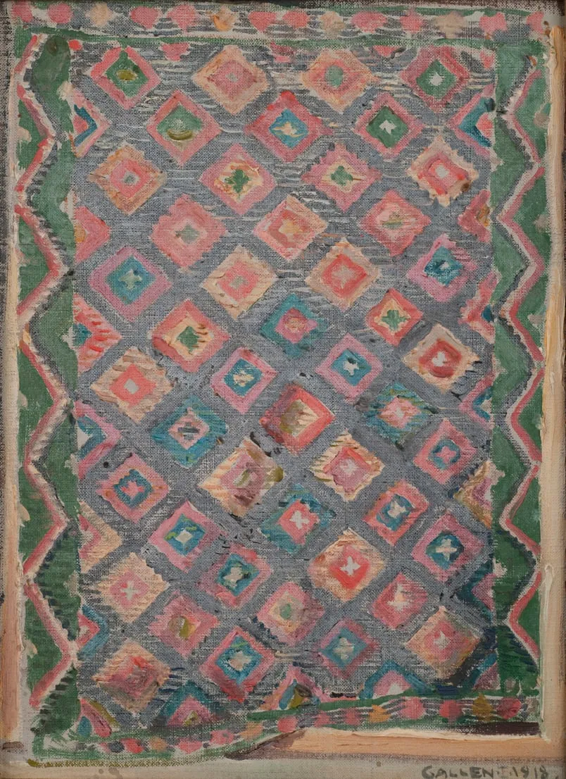 Ryijy-aihe, by Akseli Gallen-Kallela, unspecified