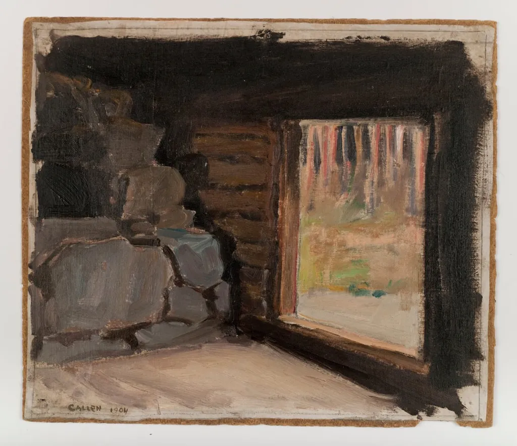 Saunan sisusta, by Akseli Gallen-Kallela, unspecified