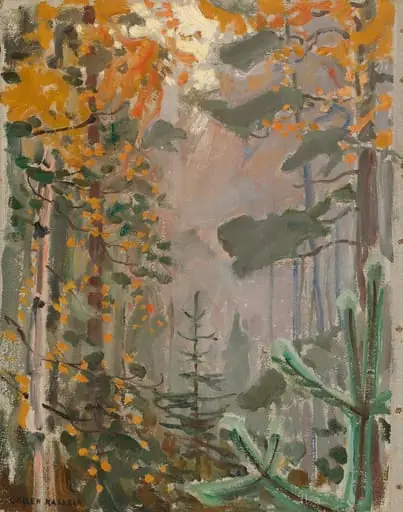 Syysmaisema, by Akseli Gallen-Kallela