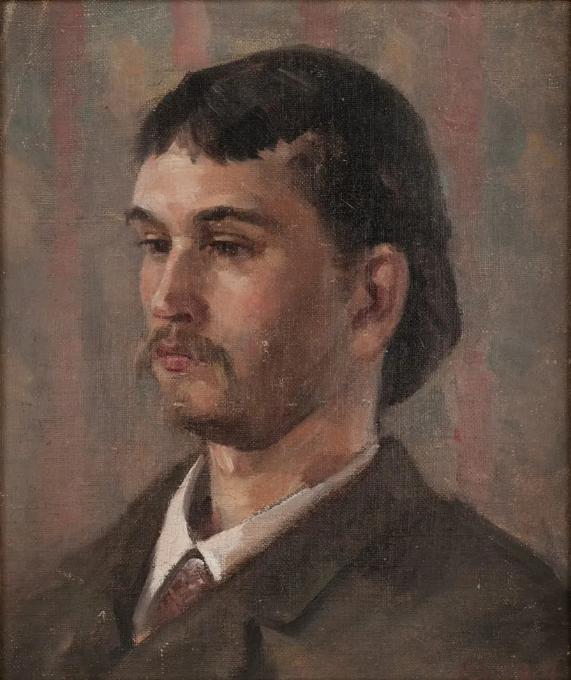 Uno Gallénin muotokuva, by Akseli Gallen-Kallela, unspecified