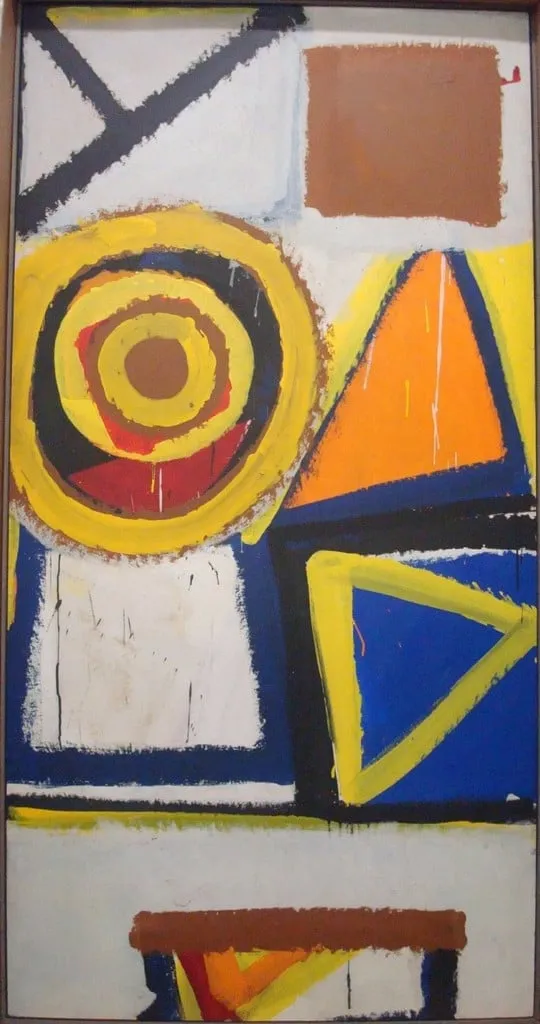 Untitled, by Al Held, paint, 1959