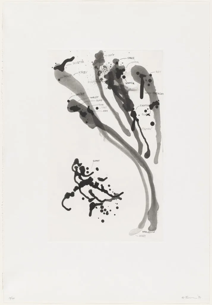 Untitled, by Al Taylor, ink, 1991