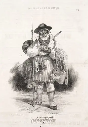Les Plaisirs de la chasse: Le Chasseur prévoyant, by Alade Joseph Lorentz