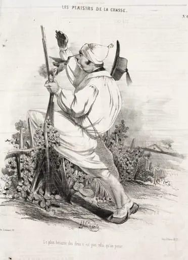 Les Plaisirs de la chasse: Le plus bécasse des deux n'est pas celui qu'on pense, by Alade Joseph Lorentz