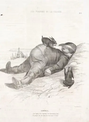 Les Plaisirs de la chasse: Sommeil, by Alade Joseph Lorentz