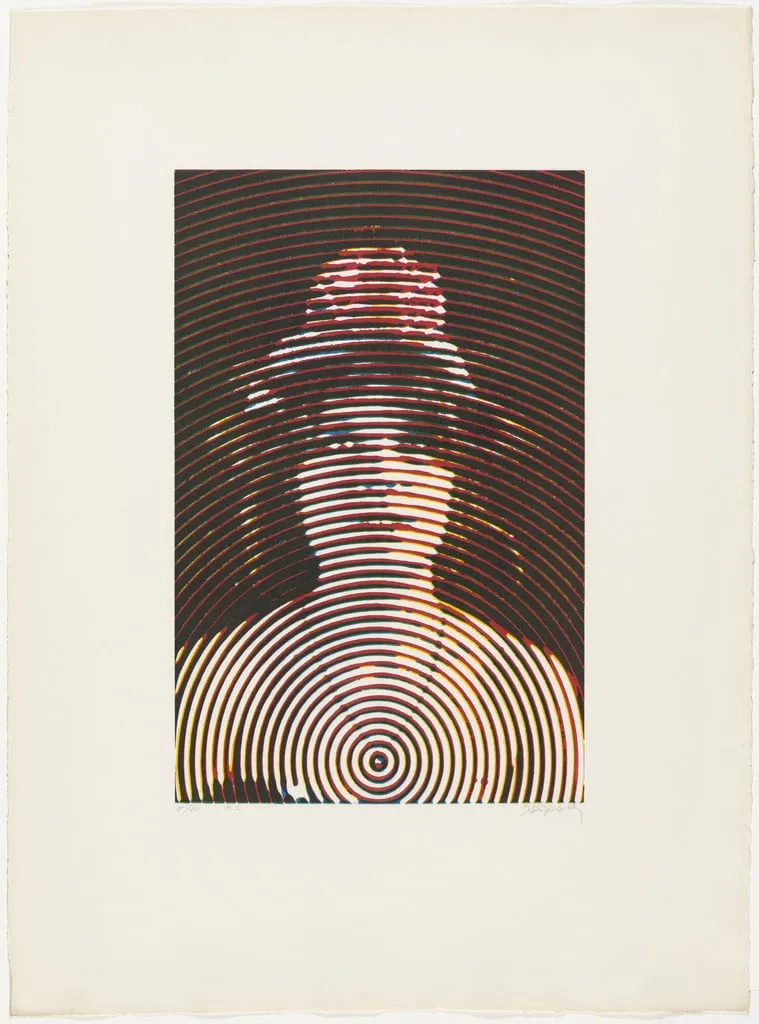 Untitled, by Alain Jacquet, ink, 1969