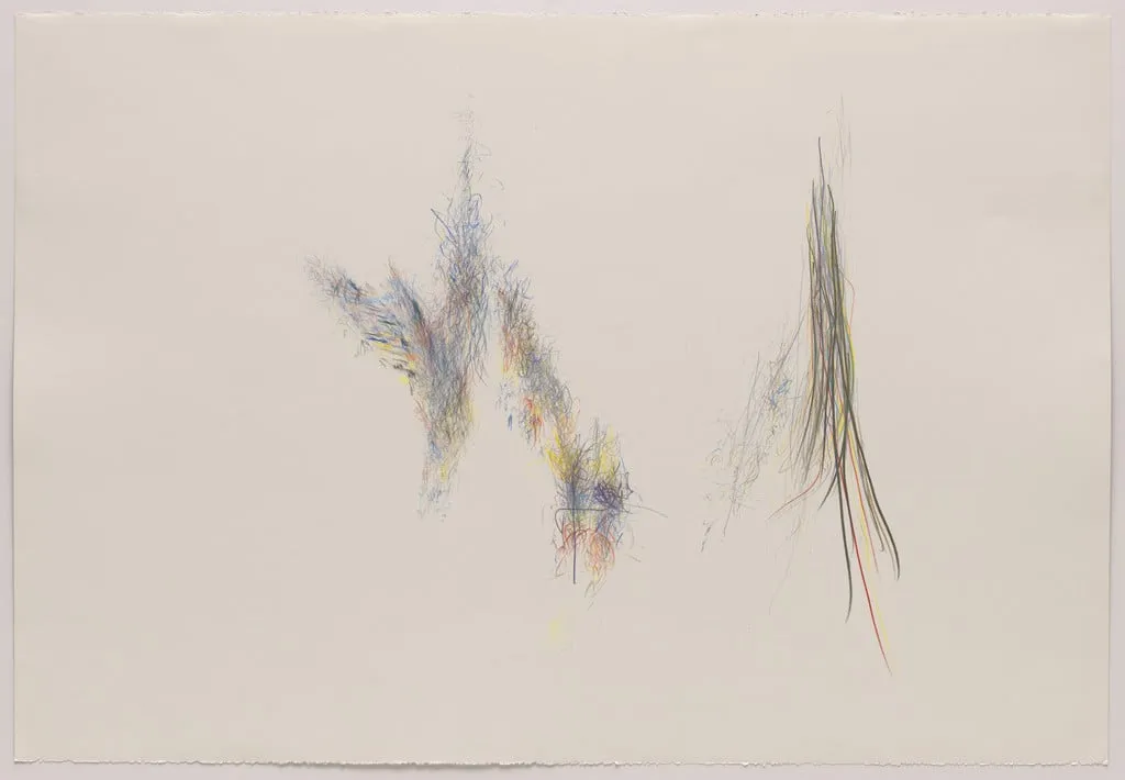 Untitled, by Alan Saret, graphite, 1989