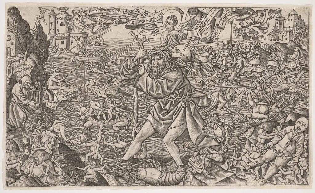 St. Christopher, by Alart du Hameel, 1492