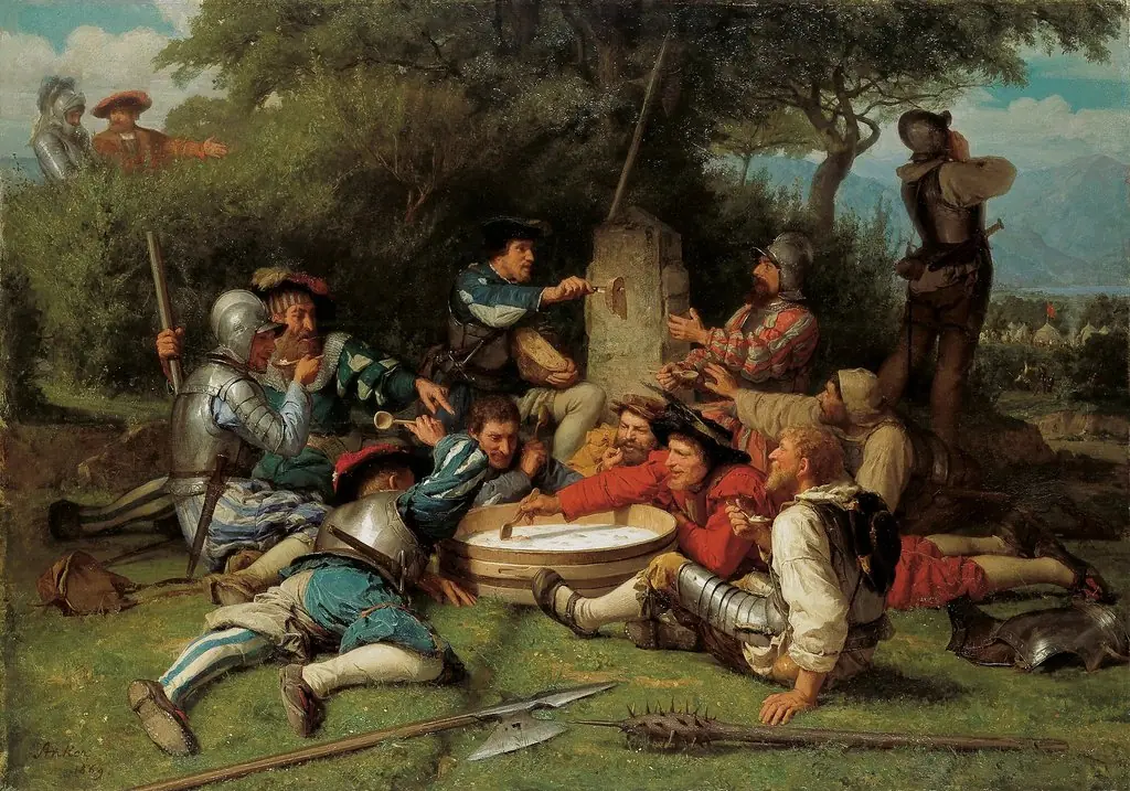 The Milk Soup at Kappel, by Albert Anker