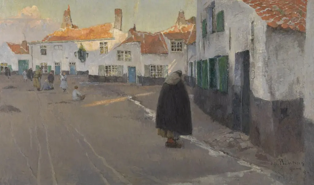 Square in Flanders, by Albert Baertsoen